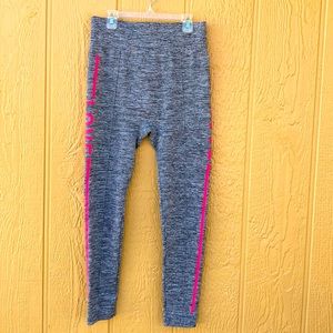 Feathers Maternity Leggings Gray Pink Love One size stretch